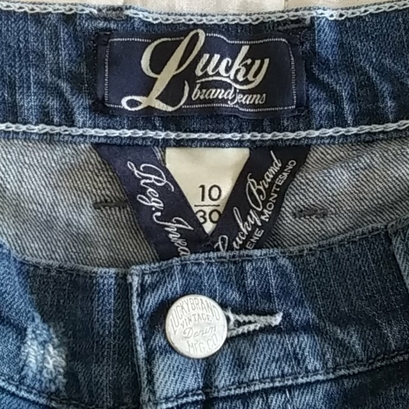 Lucky Bartlett boot cut jeans, vintage EUC - Picture 4 of 8